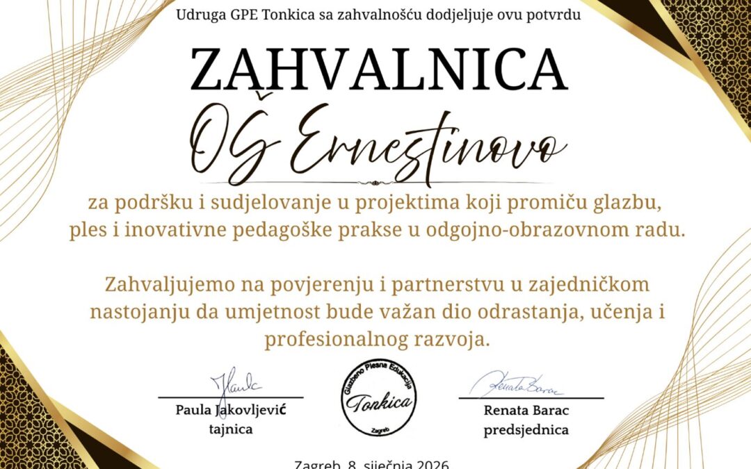 Međunarodna smotra radova u projektu ‘Pjevaj, sviraj, pleši’